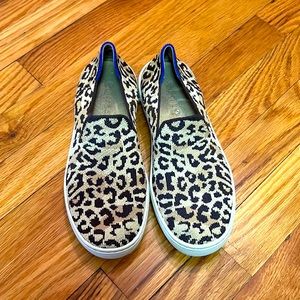 Rothy’s cheetah slip on sneaker